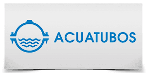 Logo de Acuatubos, cliente de ZOF Creativos
