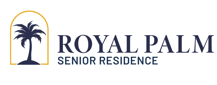 Logo de Royal Palm Senior Residence, cliente de ZOF Creativos