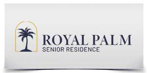 Logo de Royal Palm Senior Residence, cliente de ZOF Creativos